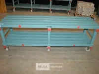 Koelrek op wielen - ± 180x60x62 - afbeelding 2 van  4