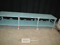 Koelrek op wielen - ± 260x60x65 - afbeelding 2 van  4