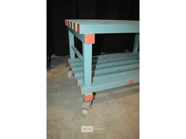 Koelrek op wielen - ± 260x60x65 - afbeelding 3 van  4