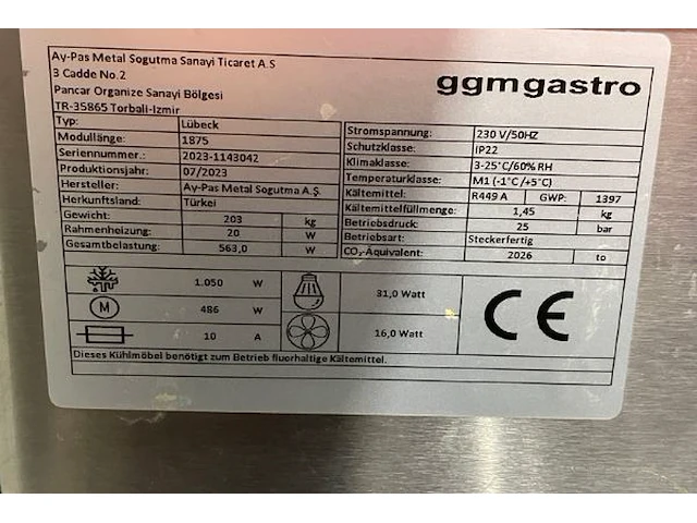 Koeltoonbank ggm gastro - afbeelding 7 van  7