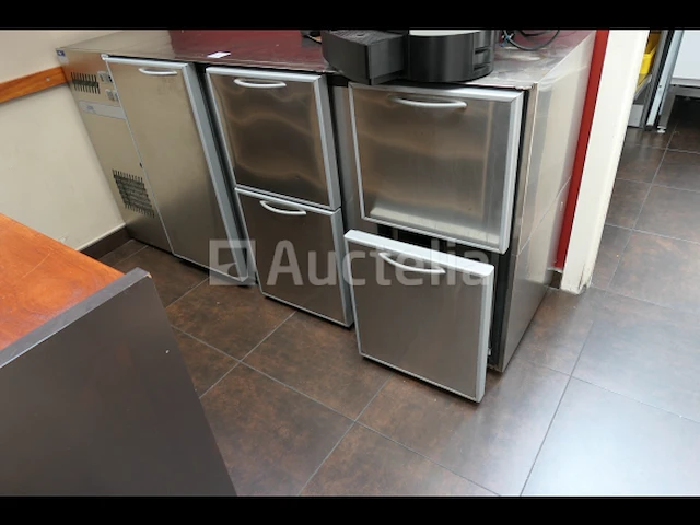 Koelvitrine 1deur, 4 lades en geïntegreerde koelunit antoine antoine fi 1740 3d rvs sf - afbeelding 2 van  7