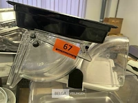 Koelvitrine rvs met plexi kap - afbeelding 1 van  2
