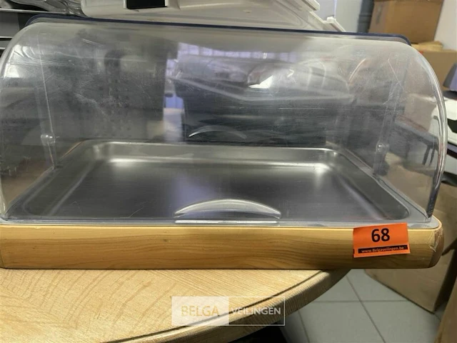 Koelvitrine rvs met plexi kap - afbeelding 2 van  3