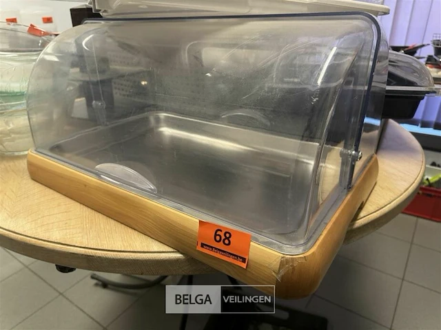Koelvitrine rvs met plexi kap - afbeelding 3 van  3