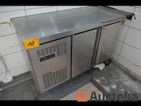Koelwerkbank in inox - afbeelding 2 van  4