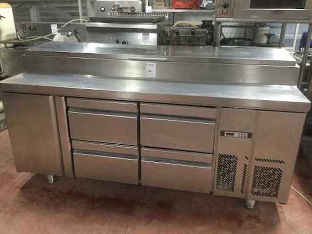 Koelwerkbank met saladette - afbeelding 2 van  5
