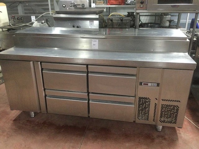 Koelwerkbank met saladette - afbeelding 1 van  5