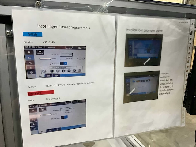 Koenig & bauer mac sa id k-1030 hpd lasertafel - afbeelding 2 van  30