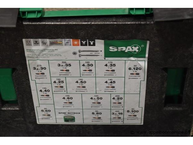 Koffer inhoudend diverse schroeven - afbeelding 2 van  2