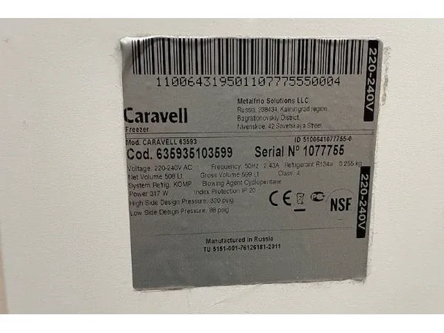 Kofferdiepvries caravell - afbeelding 5 van  5