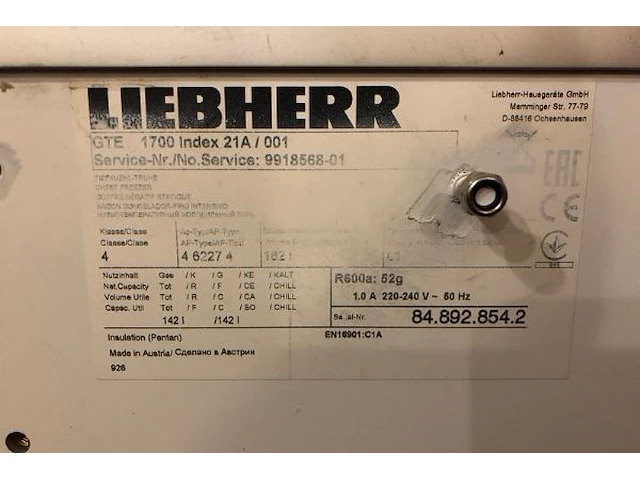 Kofferdiepvries liebherr - afbeelding 3 van  3