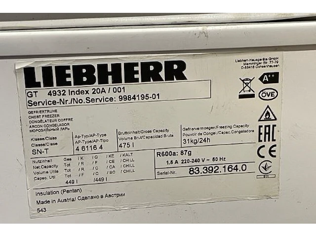 Kofferdiepvries liebherr - afbeelding 6 van  6