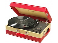 Kofferplatenspeler met radio - afbeelding 1 van  2