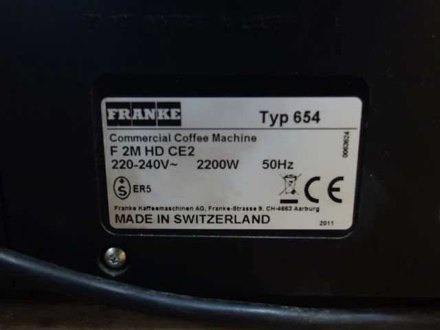 Koffiemachine franke - afbeelding 7 van  7