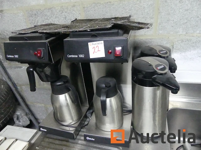 Koffiemachine met thermoskan bartscher contesa 1002 - afbeelding 1 van  8