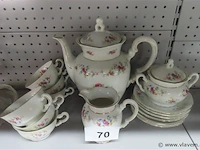 Koffieservies 15-delig, gemarkeerd - afbeelding 1 van  4