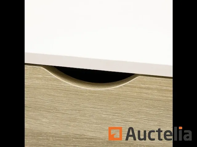 Koffietafel wit 106x58x39.5 cm - afbeelding 1 van  7