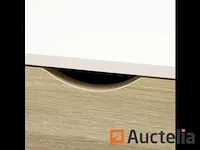 Koffietafel wit 106x58x39.5 cm - afbeelding 1 van  7