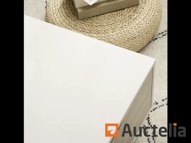Koffietafel wit 106x58x39.5 cm - afbeelding 4 van  7