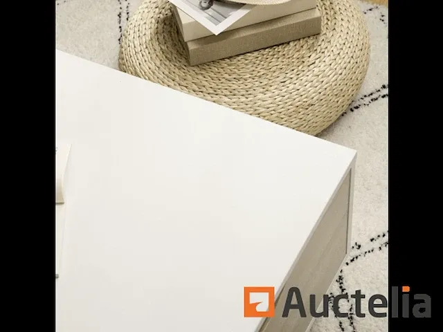 Koffietafel wit 106x58x39.5 cm - afbeelding 7 van  7