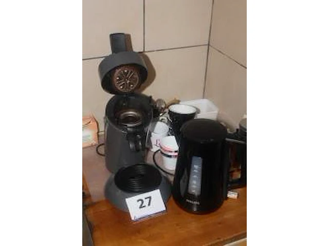 Koffiezetmachine plus waterkoker philips - afbeelding 1 van  2