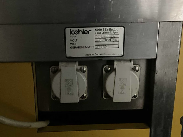 Köhler 416 11 04 werktafel met rvs bovenblad - afbeelding 3 van  3