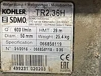 Kohler sdmo vuilwaterpomp - afbeelding 4 van  5