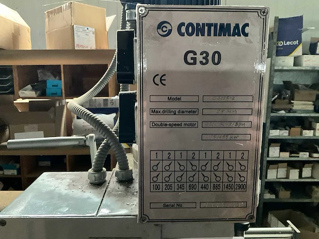 Kolomboormachine contimac g30 z402 - afbeelding 2 van  7