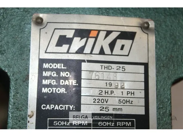 Kolomboormachine criko - afbeelding 6 van  6