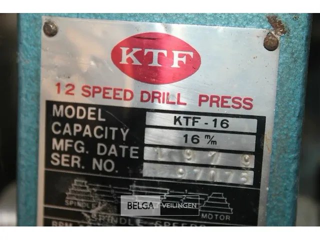 Kolomboormachine ktf-16 - afbeelding 5 van  5