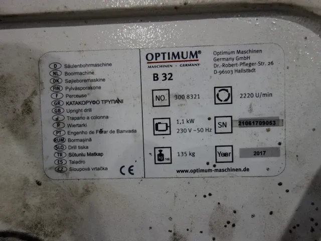 Kolomboormachine optimum - afbeelding 5 van  6