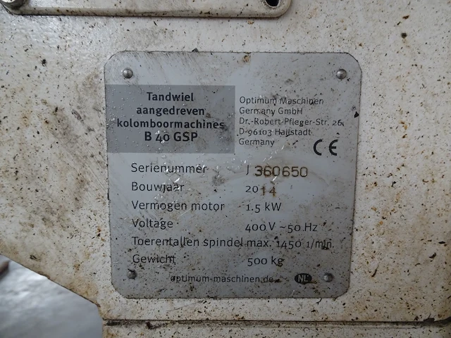 Kolomboormachine optimum - afbeelding 5 van  10