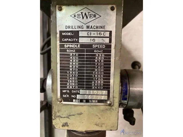 Kolomboormachine reber - afbeelding 3 van  4