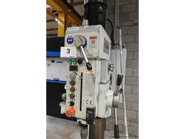 Kolomboormachine sieg zwb5040a, werking niet gekend - afbeelding 2 van  6