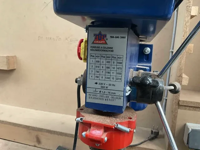 Kolomboormachine topcraft tbd-500/2005 - afbeelding 4 van  7