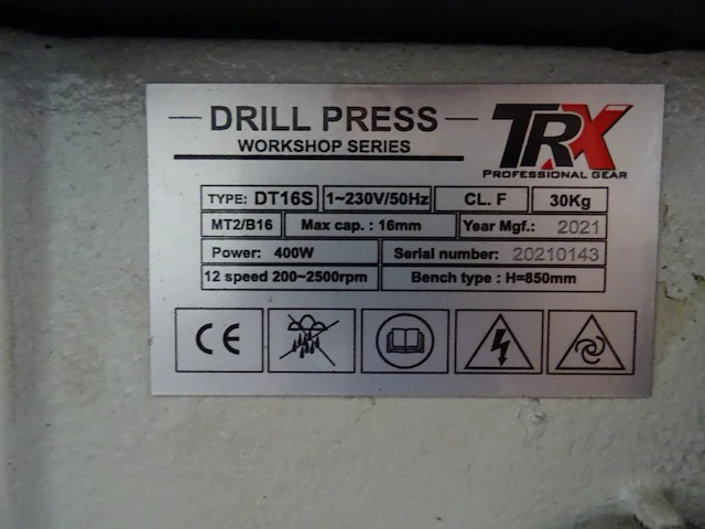 Kolomboormachine trx - afbeelding 4 van  4