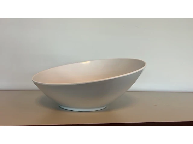 Kom ovaal schuin 30cm melamine (6 stuks) - afbeelding 1 van  1