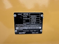 Komatsu - 2013 - pc56-7 - midigraafmachine - afbeelding 31 van  38