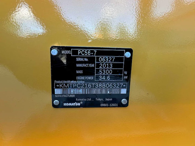 Komatsu - 2013 - pc56-7 - midigraafmachine - afbeelding 31 van  38