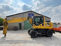 Komatsu - 2016 - pw160-8 - banden graafmachine