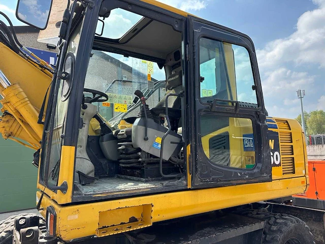 Komatsu - 2016 - pw160-8 - banden graafmachine - afbeelding 13 van  34