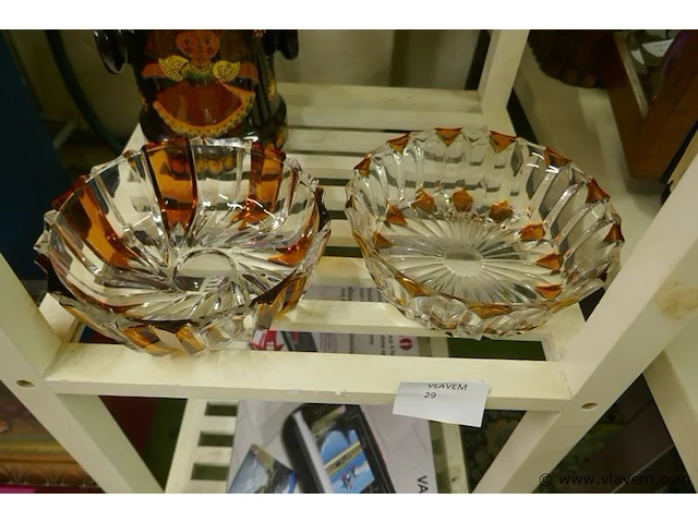 Kommen in glas - afbeelding 1 van  1