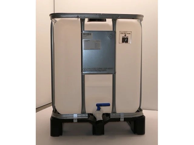 Komplete vloeistof ibc container 300l - afbeelding 2 van  2