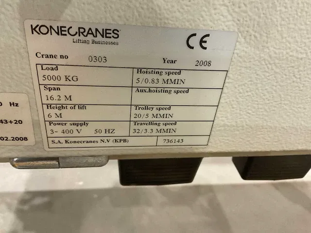 Konecranes bovenloophalkraan - afbeelding 4 van  19