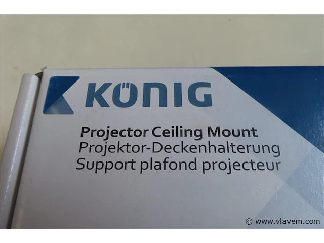 Konig knm-pm10 projector plafond beugel - afbeelding 2 van  3