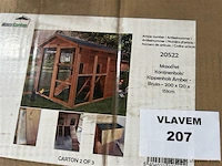 Konijnen-kippenhok - afbeelding 1 van  1