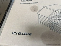 Konijnenhok (2 dozen) 147 x 96 x 69 cm - afbeelding 2 van  4