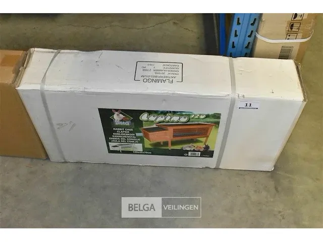 Konijnenhok lapino 120 120x45x70 - afbeelding 2 van  2