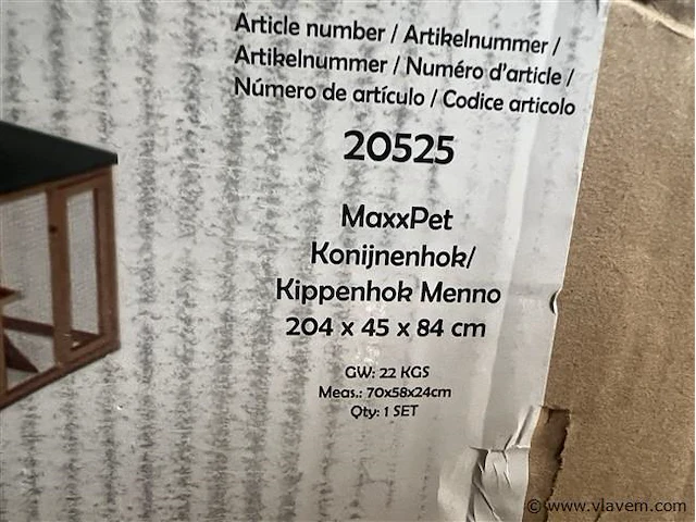 Konijnenhok - afbeelding 2 van  2