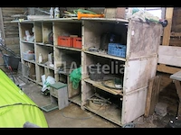 Konijnenhokken gemaakt van verwijderbare betonplaat - afbeelding 2 van  6